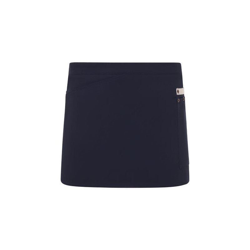 Delantal corto de canvas bicolor Velilla 404221B - Vetonek
