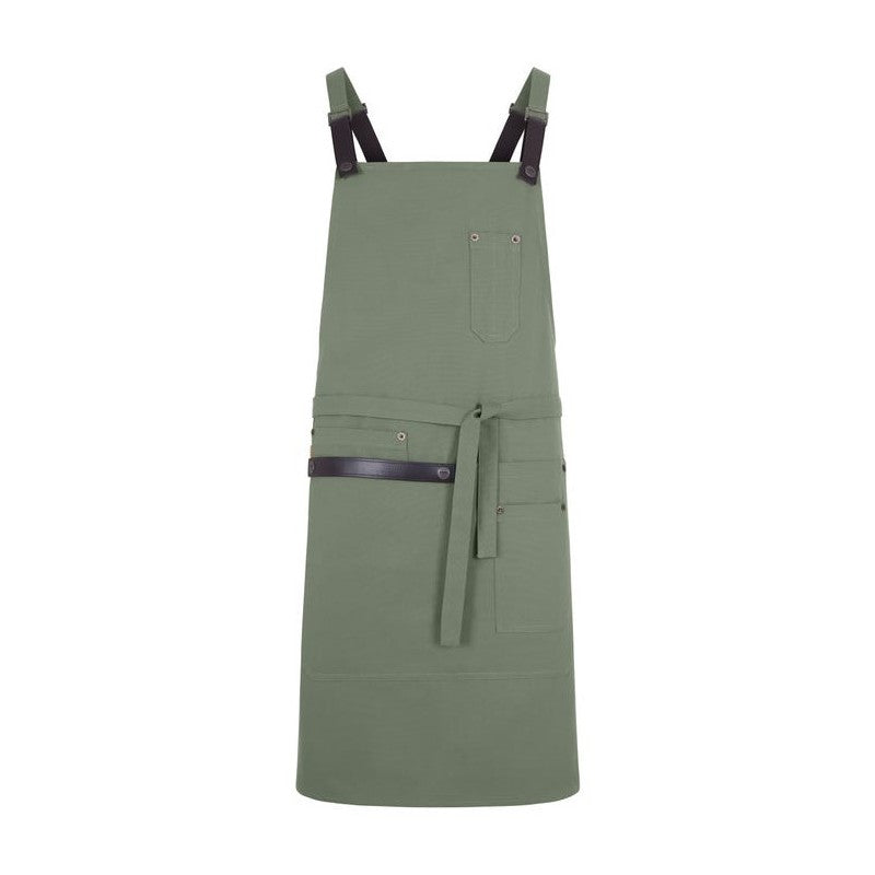 Delantal con peto orgánico urbano Velilla 404215 en tono pizarra - Vetonek