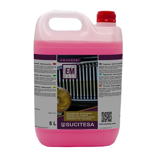 Dégraissant anti-moustiques AQUAGEN EM 5L pour voitures Vetonek