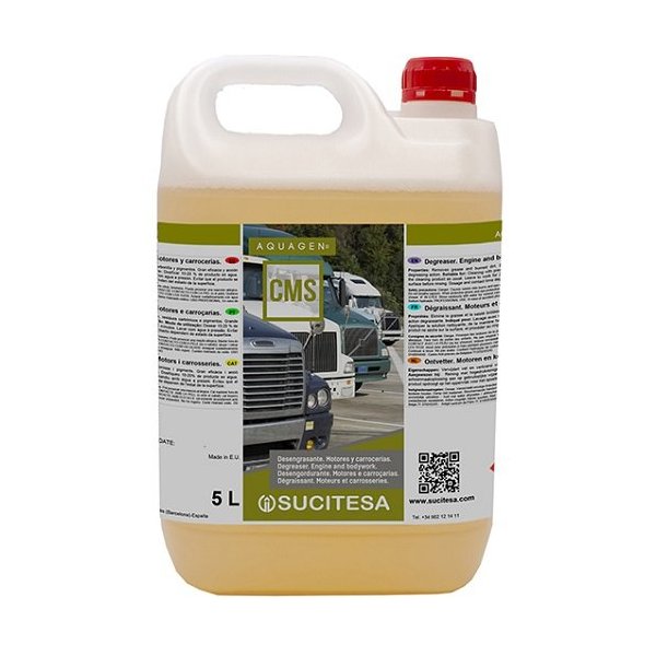 Desengrasante Motor y Carrocerías AQUAGEN CMS 5L Vetonek