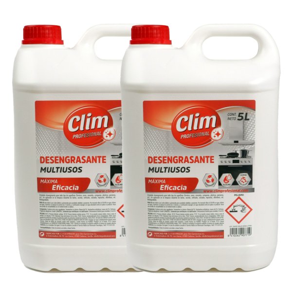 Dégraissant universel professionnel - Carton de 2 bidons de 5 L Vetonek