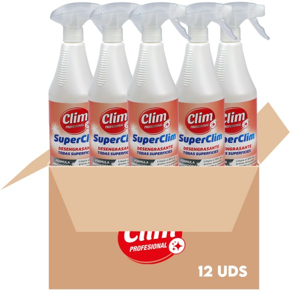 SuperClim dégraissant multisurfaces 750 ml avec pulvérisateur Vetonek