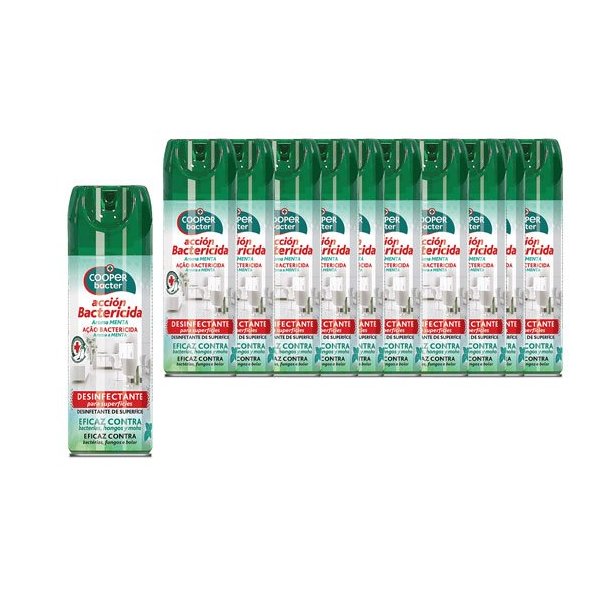 Spray désinfectant multi-usages 200 ml CooperBacter - Boîte de 12 Vetonek