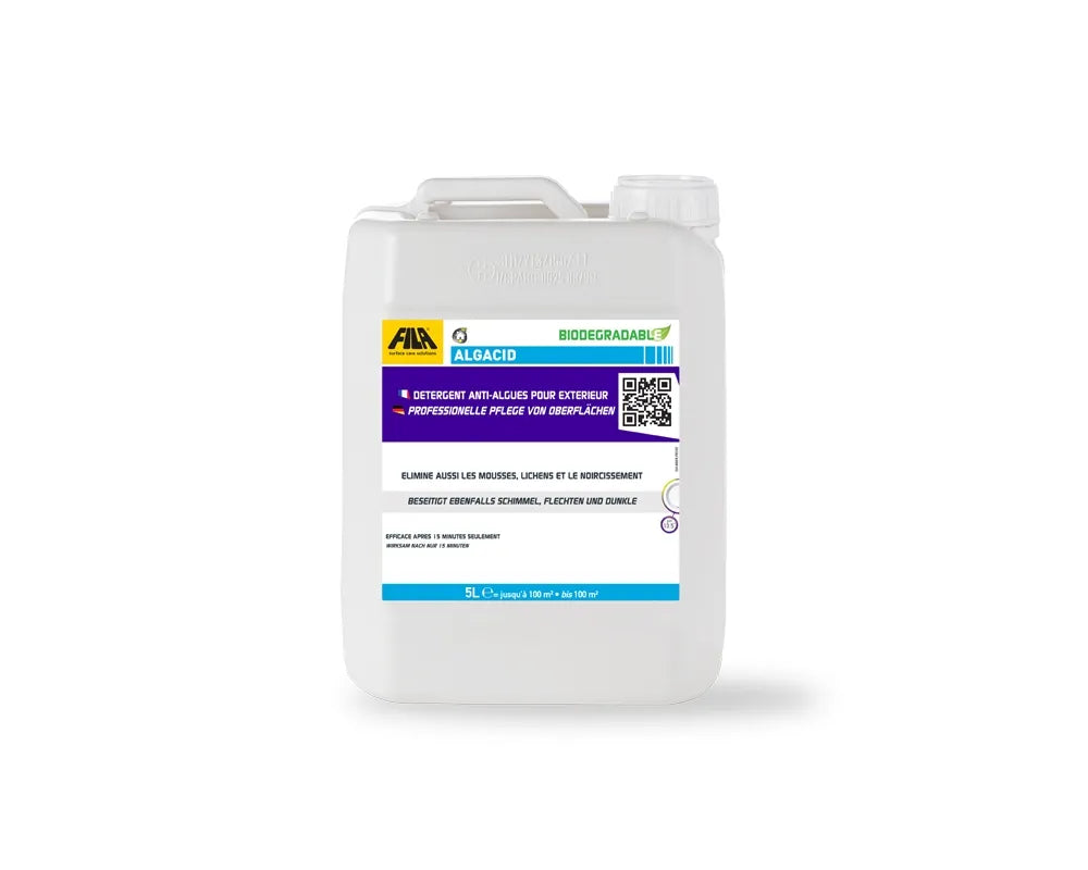Jabon detergente antiverdin para limpiar cantos rodados piedras blancas