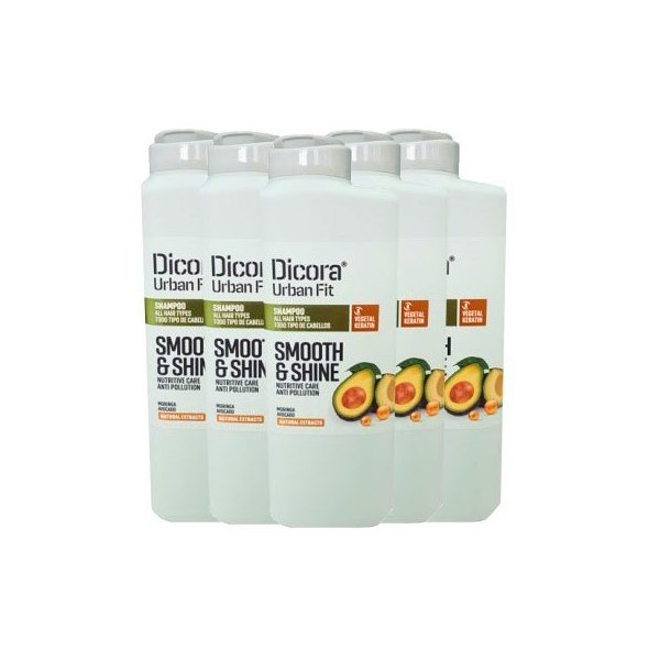 Champú Smooth&Shine Aguacate y Moringa 400 ml - Dicora Urban Fit Vetonek