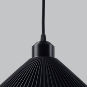 Lámpara Colgante "Colt" Color Negro/Florón Negro/Cable Negro — Vetonek (2)