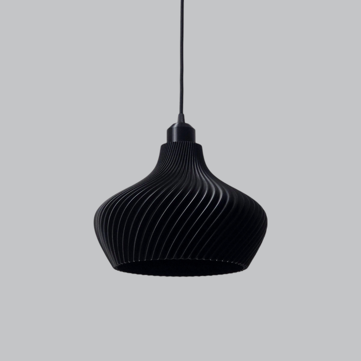 Lámpara Colgante "Daila" Color Negro/Florón Negro/Cable Negro — Vetonek (3)