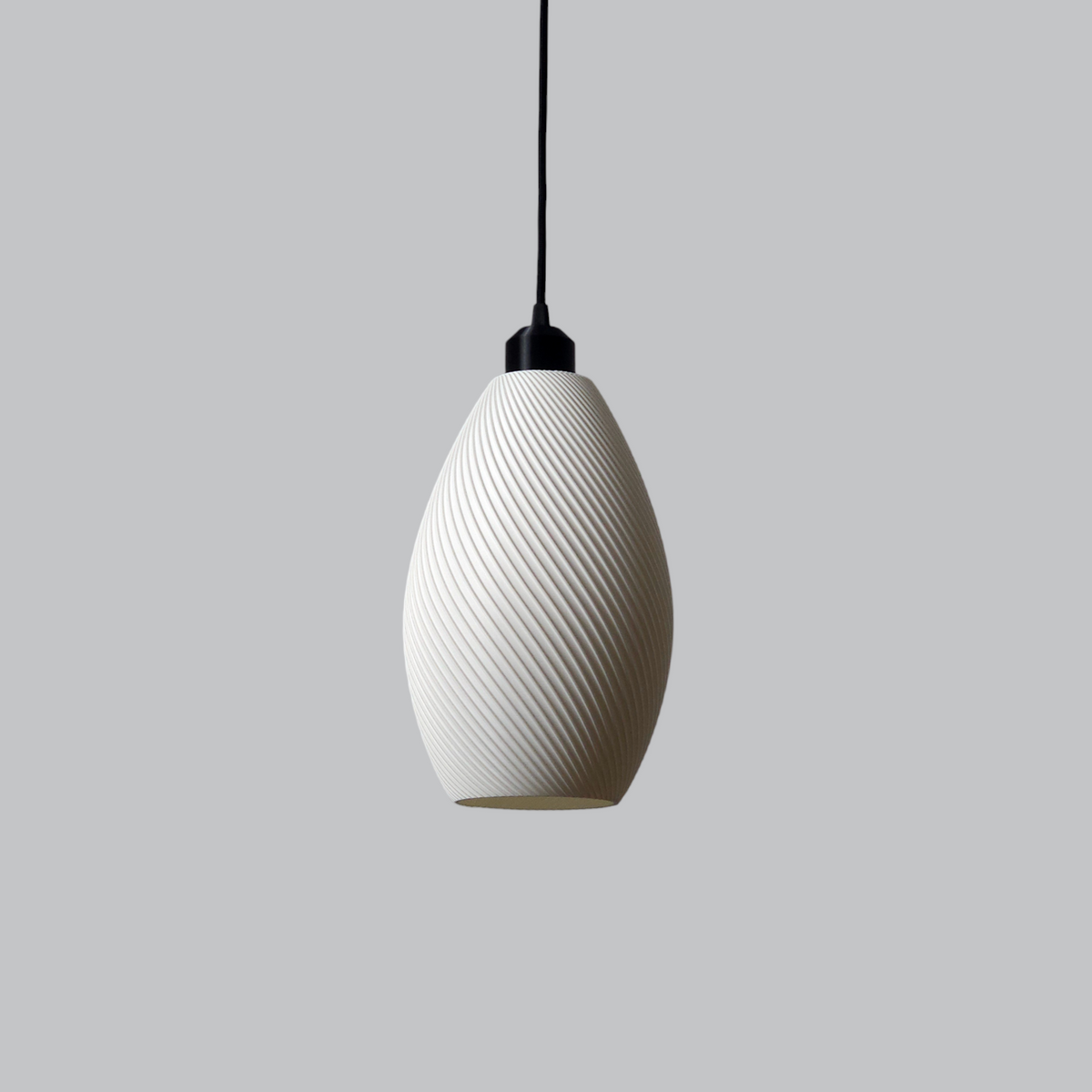 Lámpara Colgante "Paval" Color Blanco/Florón Negro/Cable Negro — Vetonek (3)