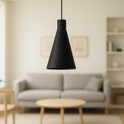 Lámpara Colgante "Shu" Color Negro/Florón Negro/Cable Negro — Vetonek
