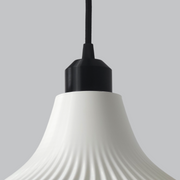 Lámpara Colgante "Vita" Color Blanco/Florón Negro/Cable Negro — Vetonek (2)