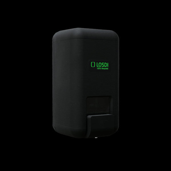 Dispensador Losdi Eco-Luxe para jabón líquido 1 L Negro Mate Vetonek