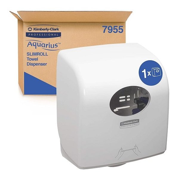 Distributeur Aquarius Slimroll pour essuie-mains en papier Scott Control Vetonek