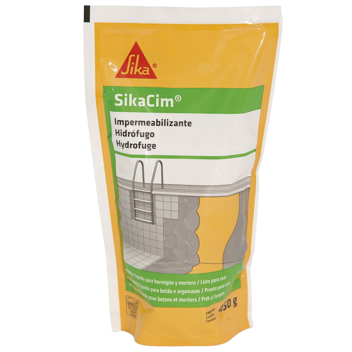 Bolsa de SikaCim® Impermeabilizante de Sika, aditivo hidrófugo líquido para morteros y hormigones impermeables - Vetonek