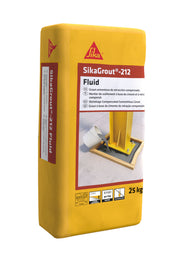 Saco de 25 kg de SikaGrout®-212 Fluid de Sika, grout cementoso autonivelante para bases de máquinas y anclajes - Vetonek