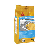 Bolsa de 5 kg de Sika® MiniPack Waterproofing Mortar de Sika, mortero impermeabilizante listo al uso para cimentaciones y sótanos - Vetonek