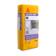 Saco de 25 kg de SikaWall®-1060 M de Sika, mortero cementoso blanco de unión y refuerzo para sistemas SATE - Vetonek