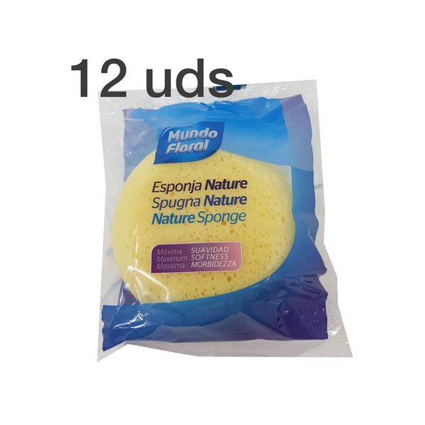 Esponjas para bebé extrasuaves Nature - Caja de 12 uds Vetonek