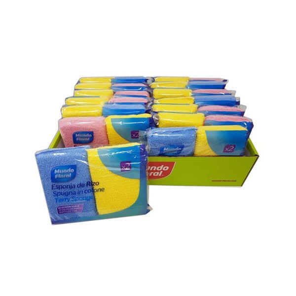 Esponjas de baño de rizo de algodón - Suaves y delicadas Vetonek