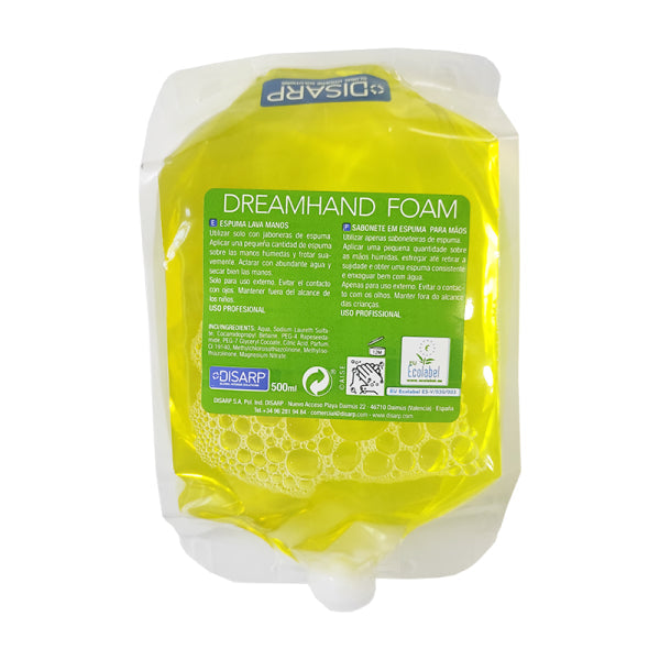 Mousse lave-mains écologique DREAMHAND FOAM DISARP 500 ml - Recharge Vetonek