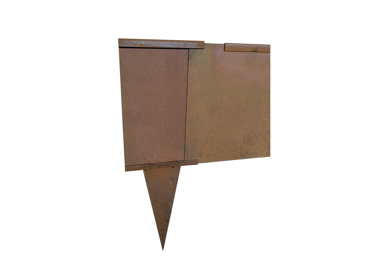 Bordura recta de Acero Corten Vetonek