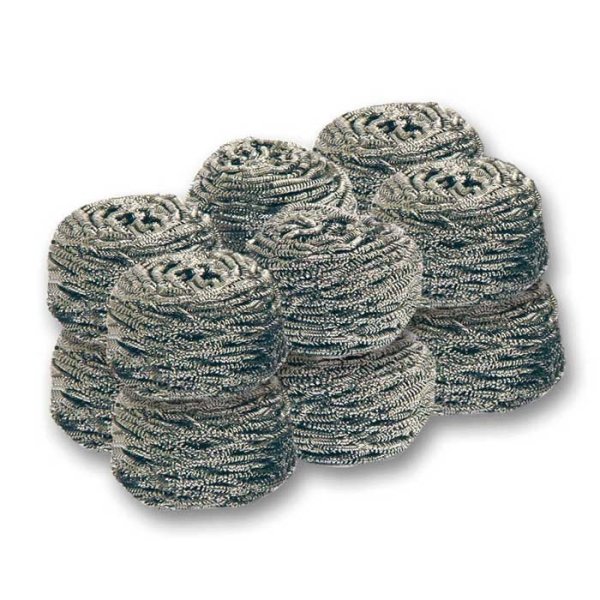 Estropajo de acero inoxidable estándar 40 gr - Pack de 12 uds Vetonek