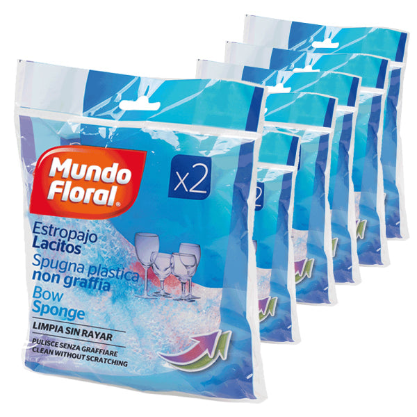 Estropajo Antibacterias Lacitos - Caja de 40 Estropajos Vetonek