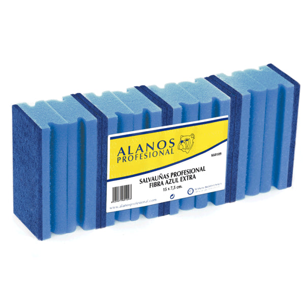 Estropajo salvauñas profesional azul 7,5x15 cm - 32 uds Vetonek