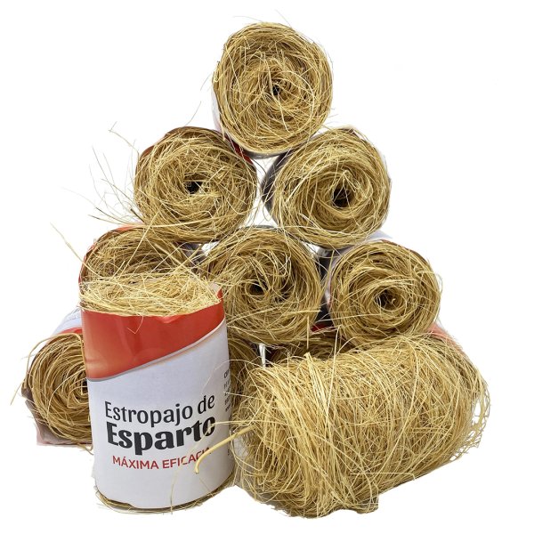 Estropajo de esparto natural Clim Profesional - Pack de 12 uds Vetonek