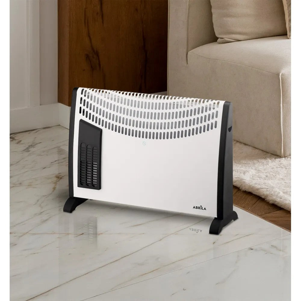 Convector Falla 2000w Blanco 3 Potencias Funcion Turbo Protección Sobrecalentamiento, Asa, Termostato Regulable 48x68,5x20cm — Vetonek (2)
