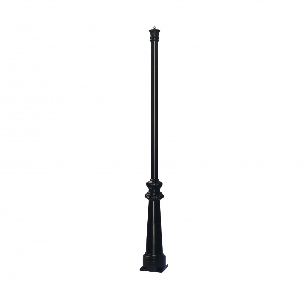 Columna Falsa Villa 3,20M - Pernos Acero/Fundición Hierro Pintado Negro — Vetonek
