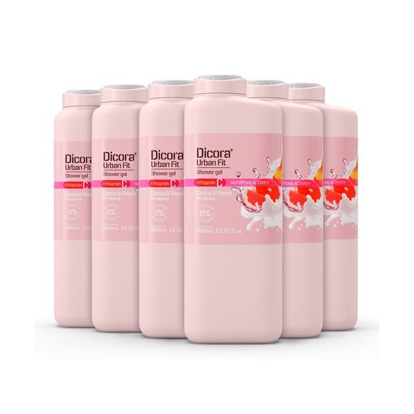 Gel de Baño Vitamina C - Pack Ahorro 6 Botes 400 ml Vetonek