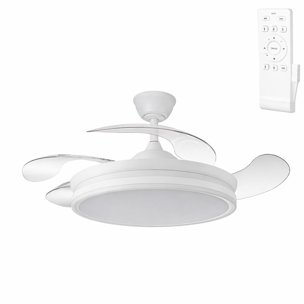 Ventilador DC Blanco Función Verano-Invierno 59w 6980lm 3000-4000-6000k — Vetonek