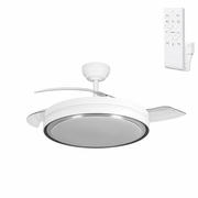 Ventilador Dc Blanco/Plata Función Verano-Invierno 60w 6980lm 3500-4000-6500k — Vetonek