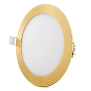 Placa LED 12W 1200Lm 2700ºK Circular Dorado — Vetonek (3)