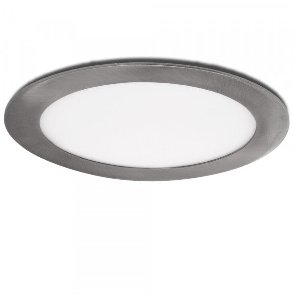 Placa LED 18W 1800Lm 6000ºK Circular Niquel Satinado — Vetonek (8)