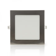 Placa LED 12W 1200Lm 6000ºK Cuadrada Niquel Satinado — Vetonek (3)