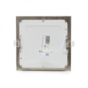 Placa LED 12W 1200Lm 6000ºK Cuadrada Niquel Satinado — Vetonek (4)