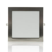 Placa LED 18W 1.300Lm 6000ºK Cuadrada Niquel Satinado — Vetonek (3)