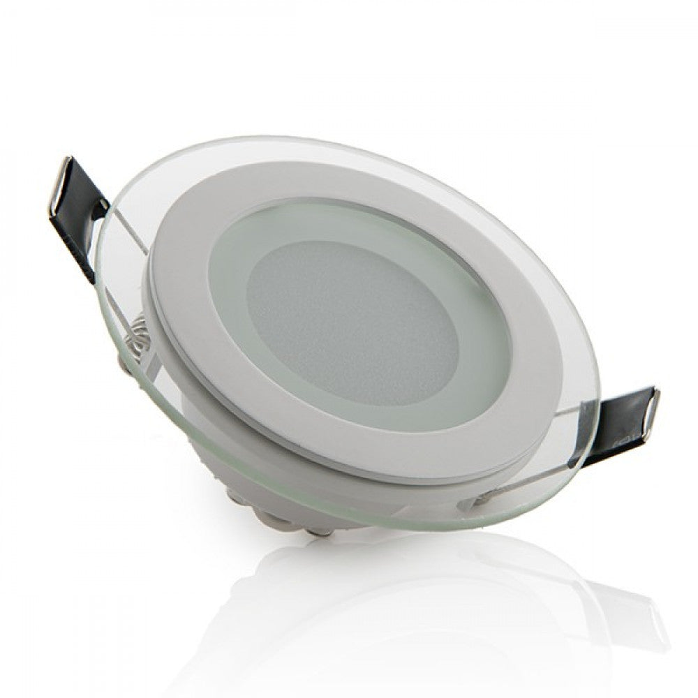Foco Downlight LED 6W 600Lm 6000ºK Circular Cristal Ø95mm — Vetonek