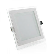 Foco Downlight LED 12W 1200Lm 6000ºK Cuadrado Cristal — Vetonek