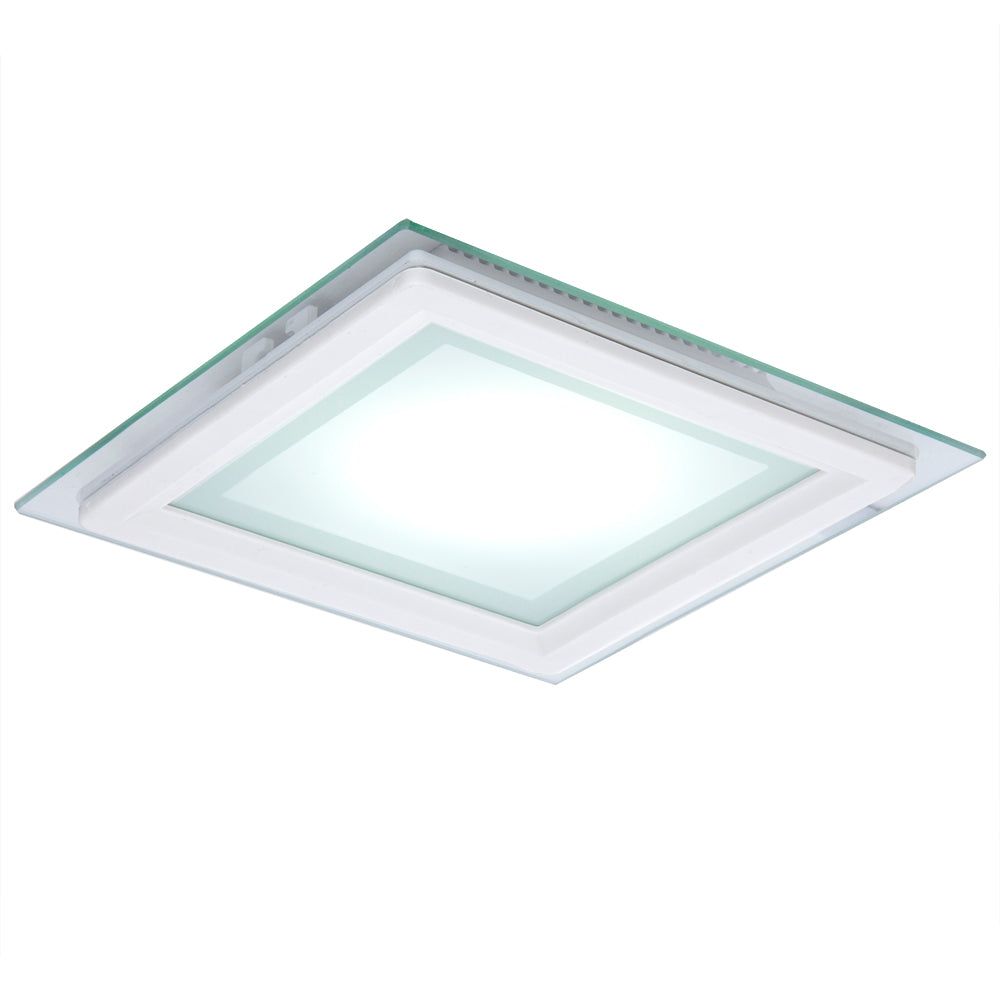 Foco Downlight LED 12W 1200Lm 6000ºK Cuadrado Cristal — Vetonek (2)