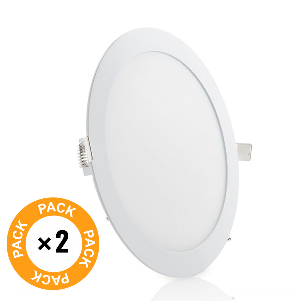 Pack 2 Placas LED 20W 2000Lm 6000ºK Circular — Vetonek (2)