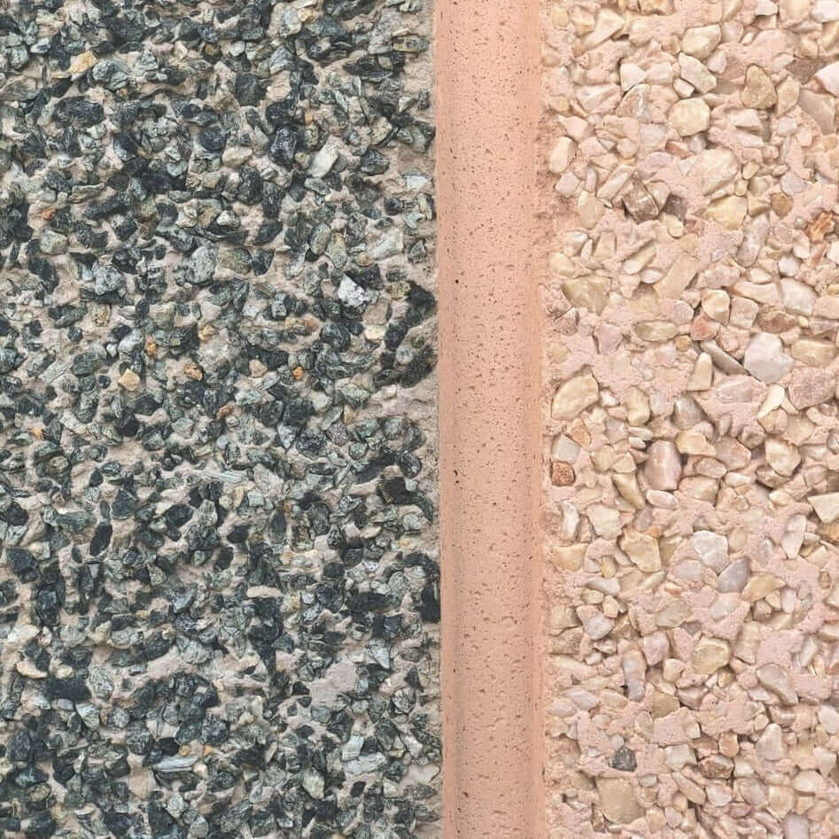 Granulat projeté mortier monocouche pour façades - Vetonek