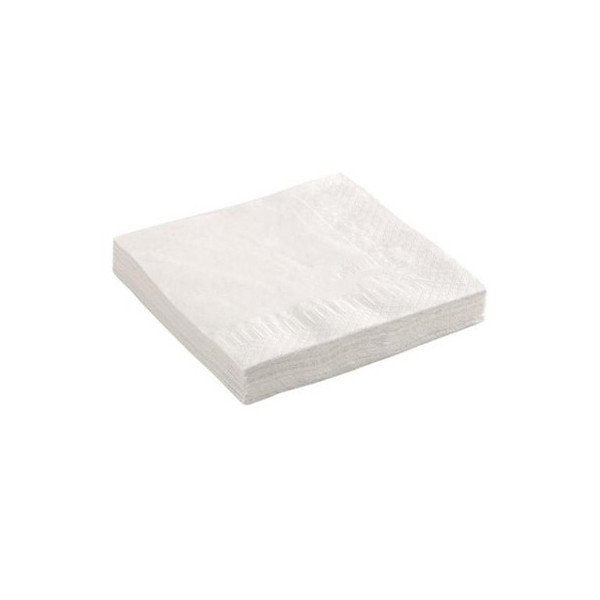 Servilletas Doble Capa Blancas 33x33 cm - Caja 2700 Unidades Vetonek