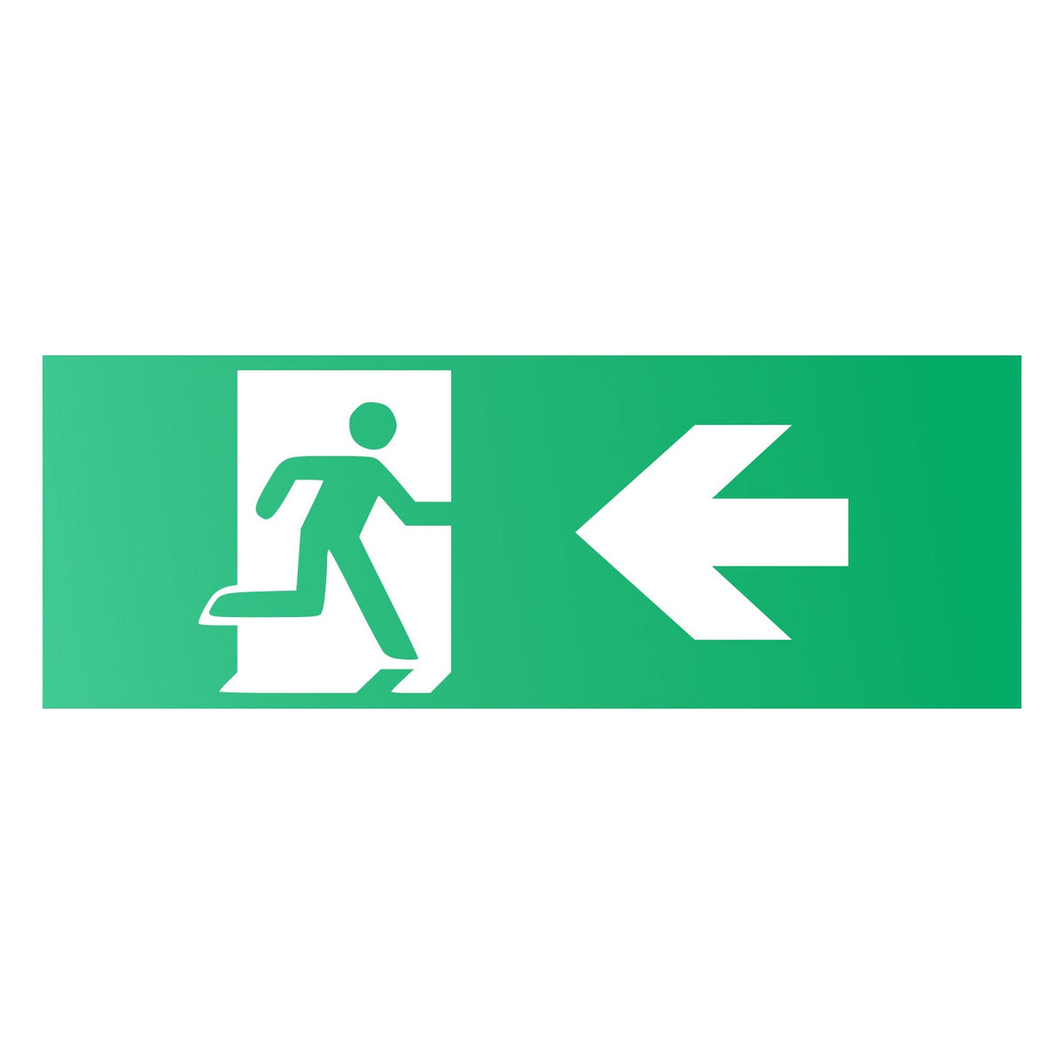 Pictograma para Emergencia Flecha Izquierda — Vetonek (2)