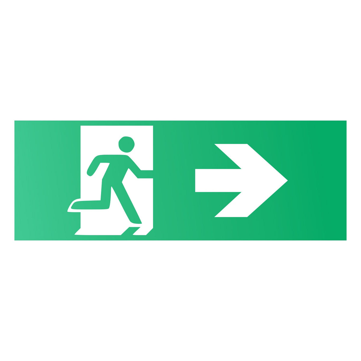 Pictograma para Emergencia Flecha Derecha — Vetonek (2)