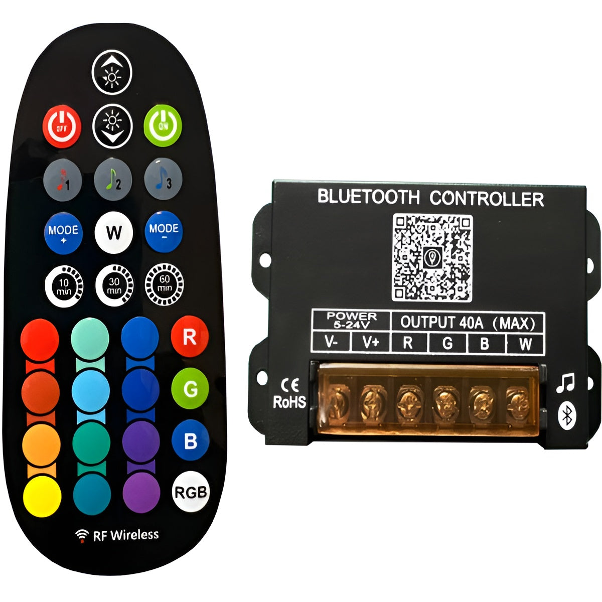 Controlador LED Musical Bluetooth App RF 29 Teclas — Vetonek