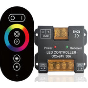 Controlador LED Táctl RGB RF Carcasa Metálica — Vetonek