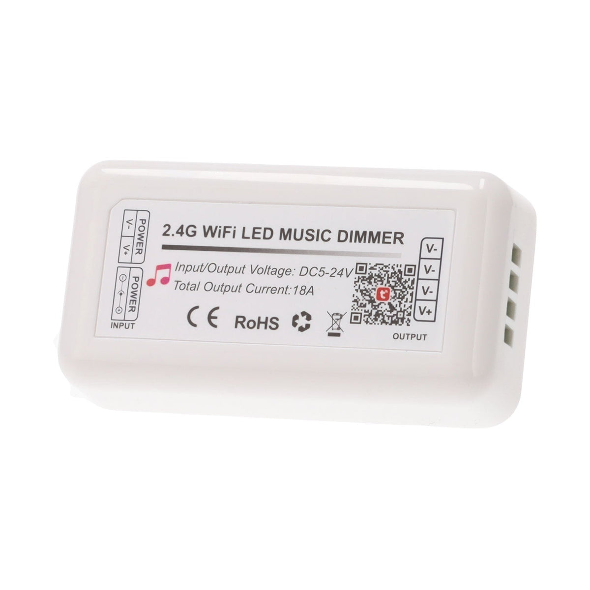 Dimmer Tira de LEDs WIFI Tuya 2,4G Control Remoto 24 Teclas — Vetonek (2)