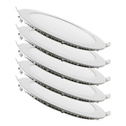Pack 5 Placas LED 20W 2000Lm 6000ºK Circular — Vetonek (3)